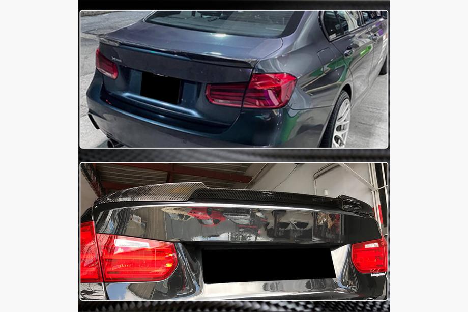 BMW 3 Series F30/F31 2012-2019 Kofferraumdeckel Spoiler FRP V11 (SD) Foto 6