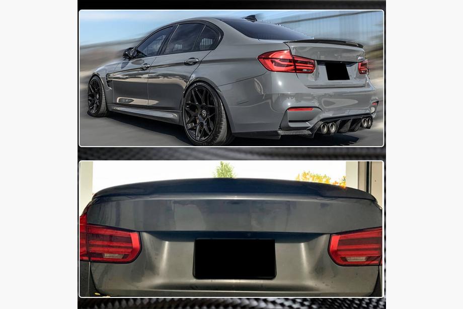 BMW 3 Series F30/F31 2012-2019 Kofferraumdeckel Spoiler Carbon V16 (SD) Foto 4