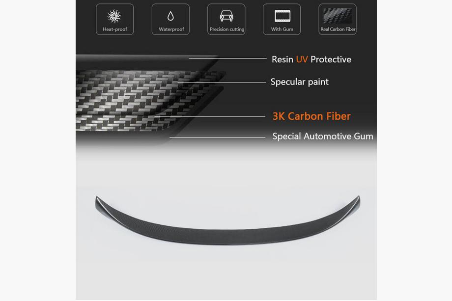BMW 3 Series F34 2013–2020 Heckspoiler V3 (für F34, Carbon) Foto 5