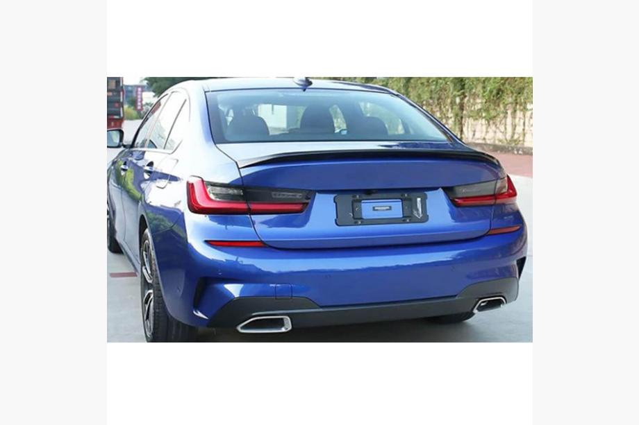 BMW 3 Series G20/G21 2018- Heckspoiler Kofferraum Glossy Schwarz ABS V3 (SD) Foto 2