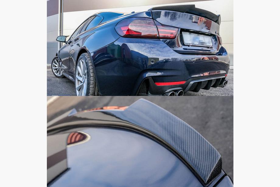BMW 4 Series F32/F33/F36 2012-2020 Spoiler M4-Style (für F32, Carbon) Foto 3