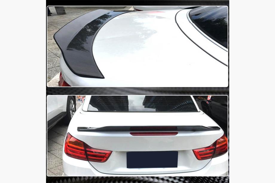BMW 4 Series F32/F33/F36 2012-2020 Kofferraumdeckel Spoiler Carbon V2 (für F36) Foto 5