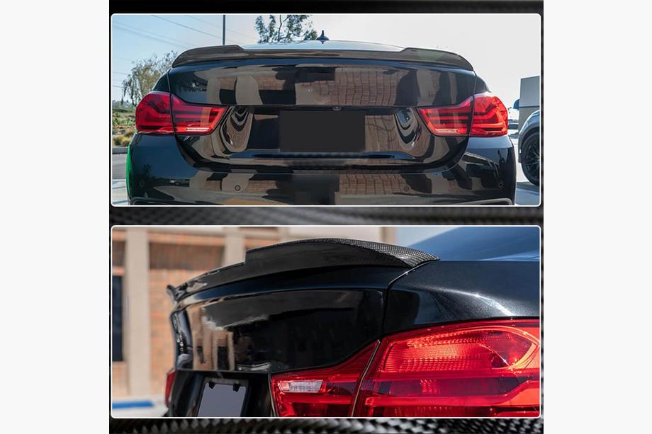 BMW 4 Series F32/F33/F36 2012-2020 Kofferraumdeckel Spoiler Carbon V5 (für F36) Foto 5