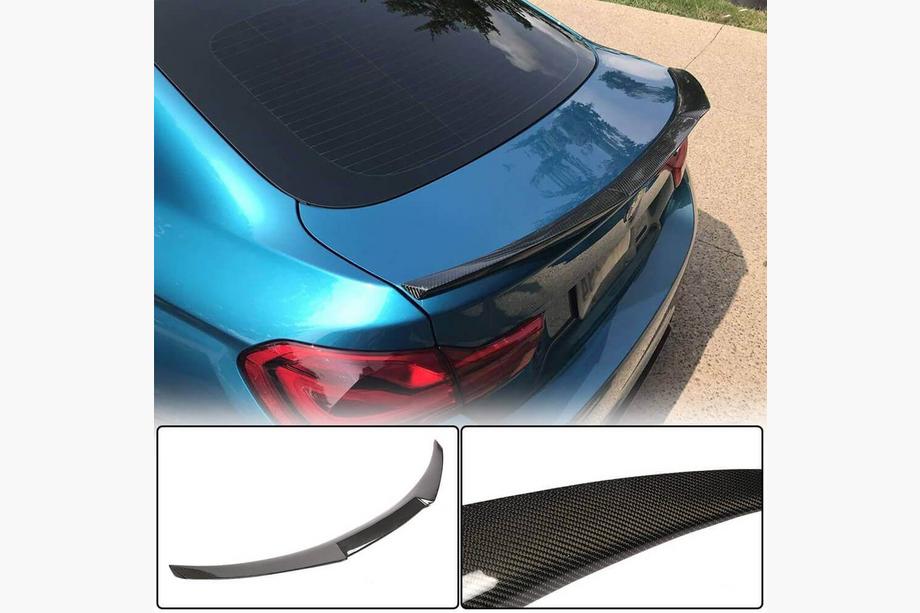 BMW 4 Series F32/F33/F36 2012-2020 Kofferraumdeckel Spoiler Carbon V6 (für F36) Image