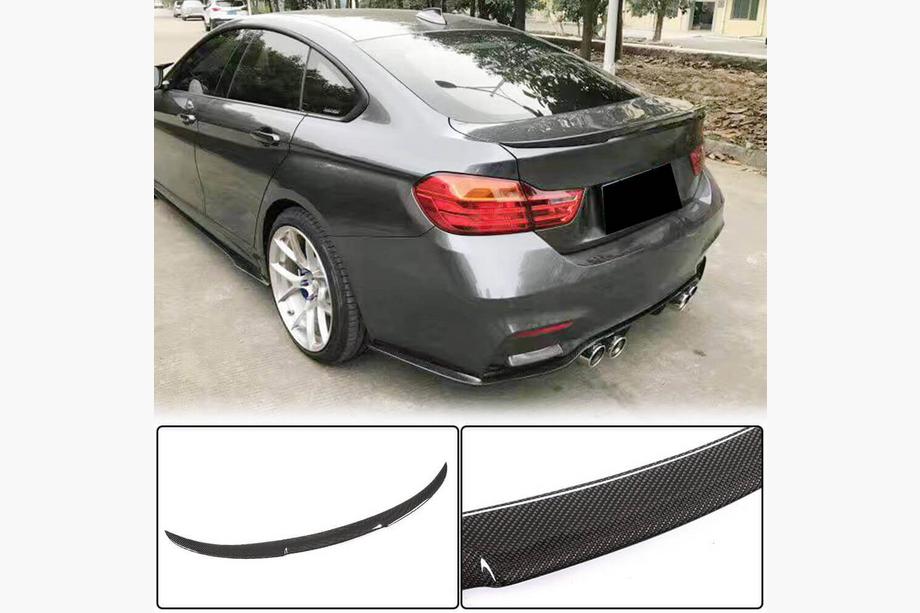 BMW 4 Series F32/F33/F36 2012-2020 Kofferraumdeckel Spoiler Carbon V7 (für F36) Image