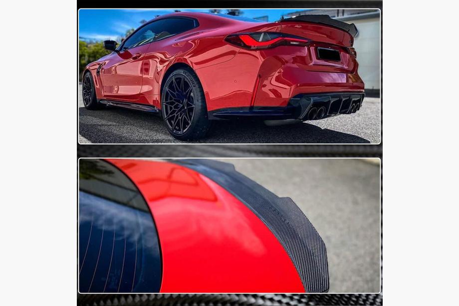 BMW 4 Series G22/23/26 2020- PSM-Style V1 Heckspoiler (für G22/G82, Carbon) Foto 3