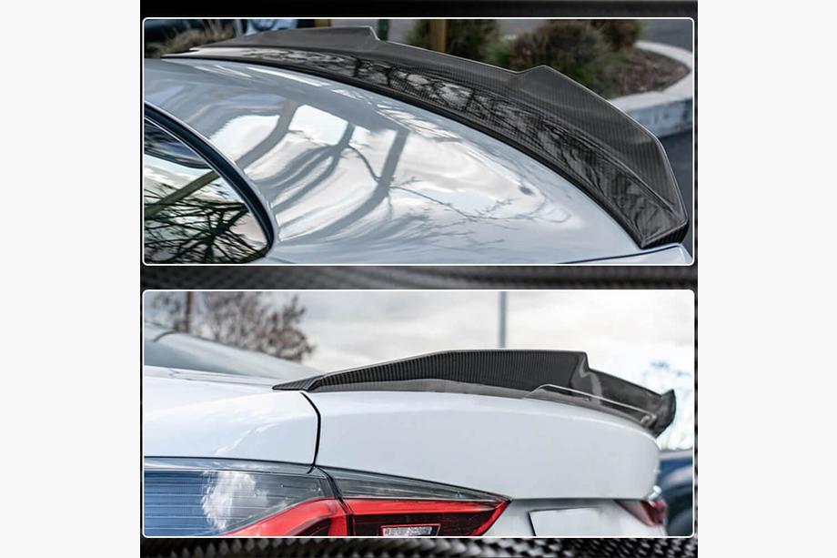 BMW 4 Series G22/23/26 2020- PSM-Style V1 Heckspoiler (für G22/G82, Carbon) Foto 4