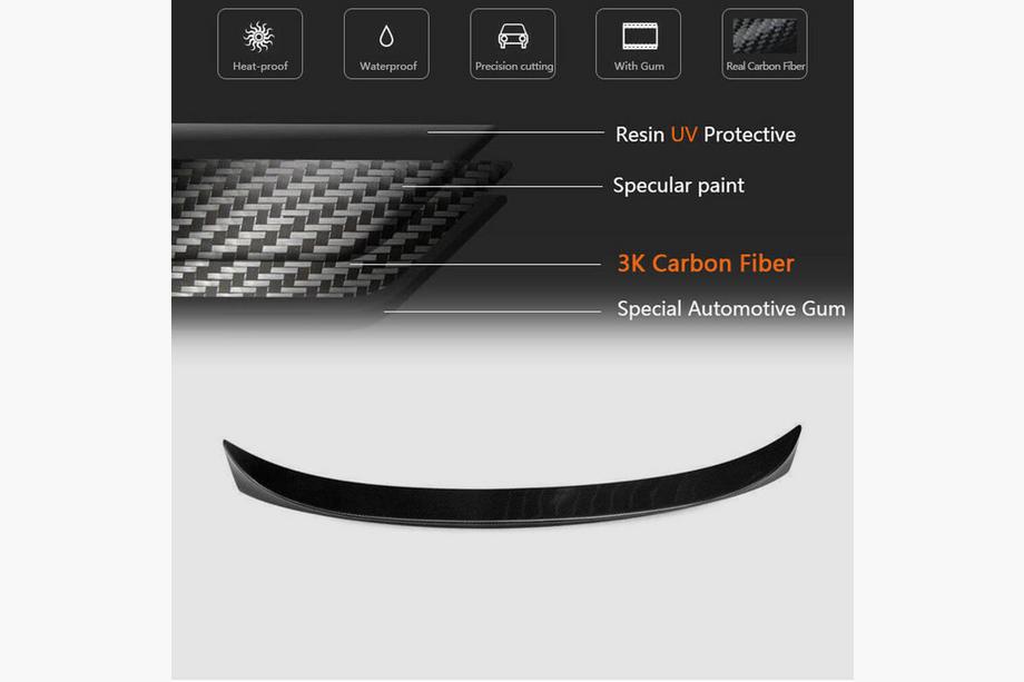 BMW 5 Series F10/F11 2010–2016 Heckspoiler V1 (für F10, Carbon) Foto 5