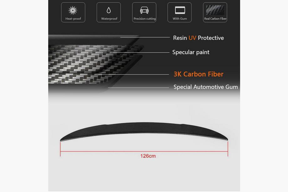 BMW 5 Series F10/F11 2010–2016 Heckspoiler V2 (für F10, Carbon) Foto 7