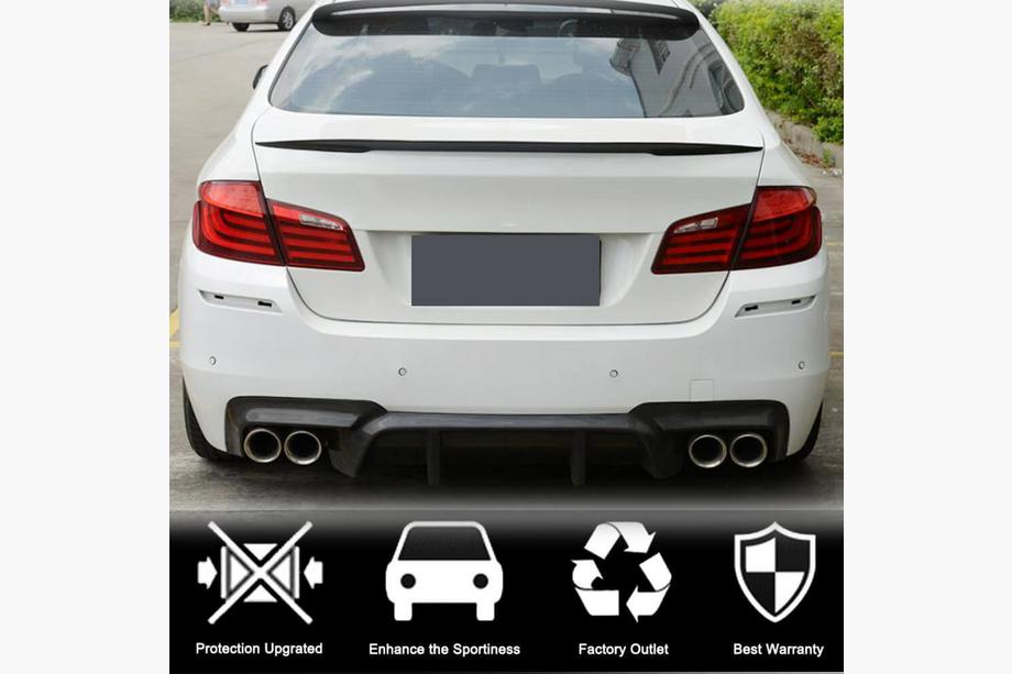 BMW 5 Series F10/F11 2010–2016 Kofferraumdeckel Spoiler FRP V10 (SD) Foto 4