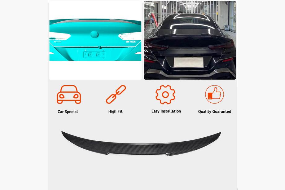 BMW 8 Series G14/G15/G16 2018- PSM-Style Spoiler (für G16/F93, Carbon) Foto 5