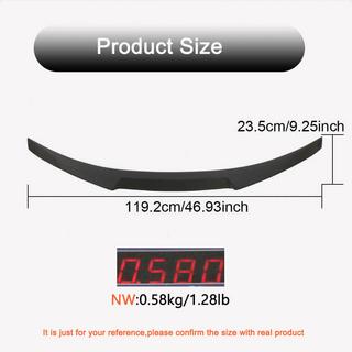 Spoiler M4-Style V2 (für F82, Carbon) BMW 4 Series F32/F33/F36 2012-2020 Foto 4