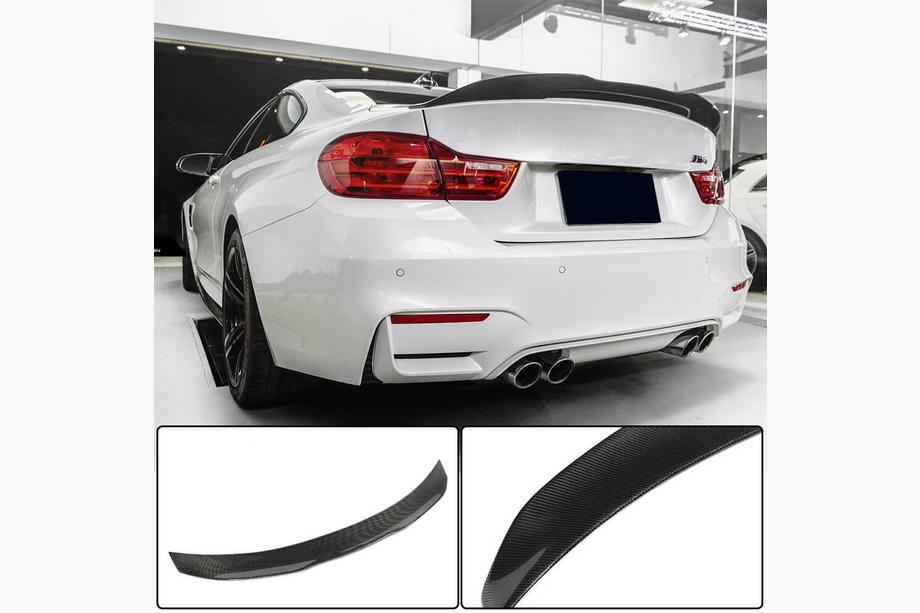 BMW 4 Series F32/F33/F36 2012-2020 Kofferraumdeckel Spoiler Carbon V7 (für F82) Foto 1