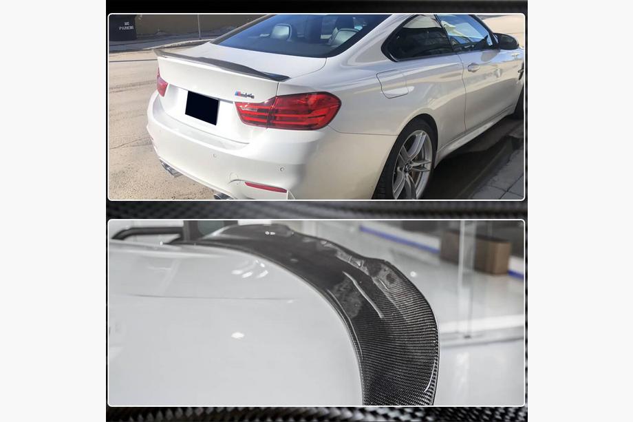 BMW 4 Series F32/F33/F36 2012-2020 Kofferraumdeckel Spoiler Carbon V7 (für F82) Foto 4