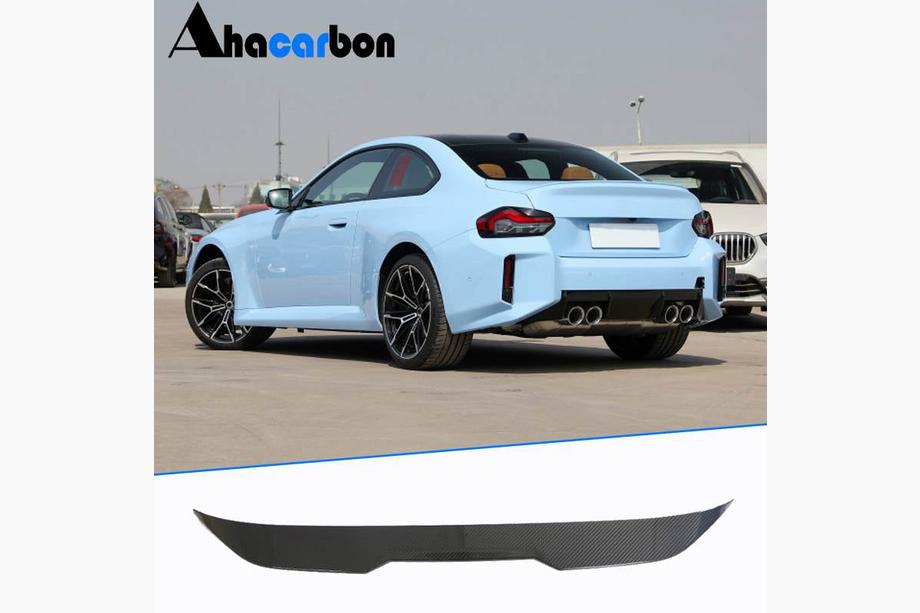 BMW 2 Series G42 2021- Kofferraumdeckel Spoiler Trockencarbon V4 (für G87) Image