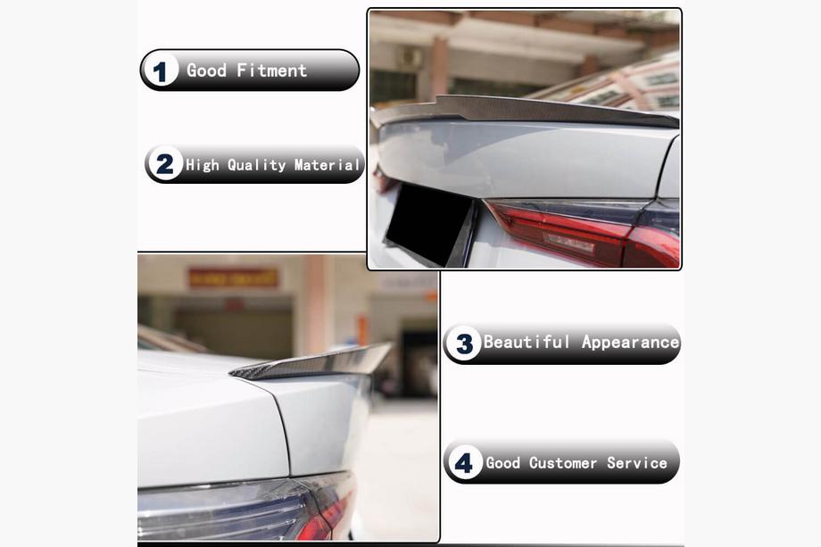 BMW 4 Series G22/23/26 2020- M4-Style Heckspoiler (für G26, Carbon) Foto 6