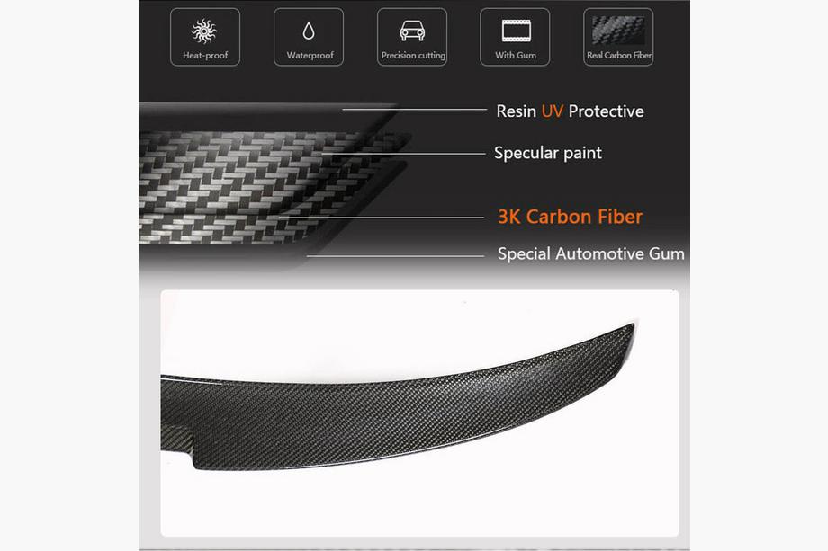 BMW 4 Series G22/23/26 2020- M4-Style Heckspoiler (für G26, Carbon) Foto 7