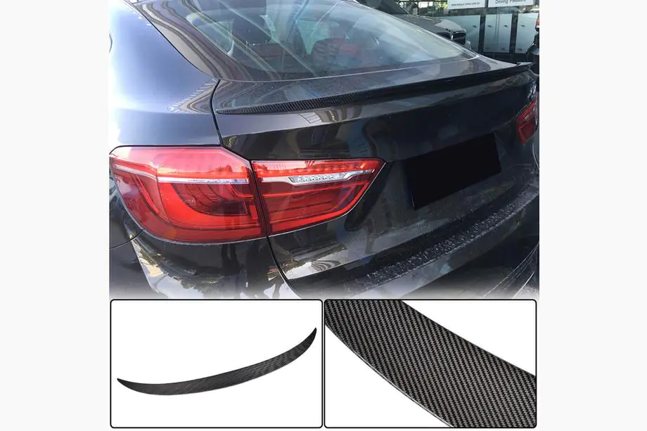 BMW X6 F16 2014-2019 Kofferraumdeckel Spoiler Carbon V1 Image