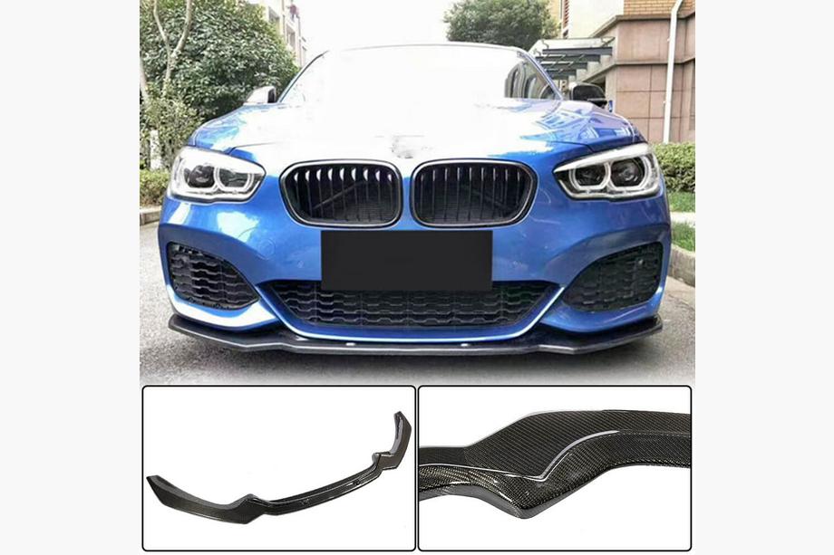 BMW 1 Series F20/F21 2011-2019 Frontstoßstangenlippe FRP V2 (2016-2019, M-Sport) Image