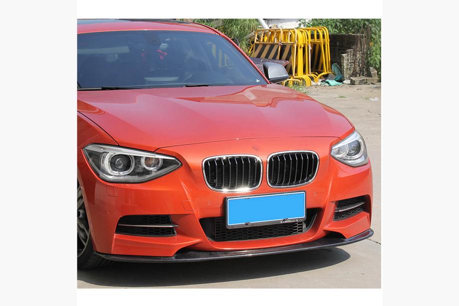 BMW 1 Series F20/F21 2011-2019 Frontstoßstangen Lippe (für M-Sport 2011-2015, Carbon) Foto 3