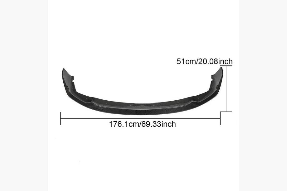 BMW 1 Series F40 2019-2024 Frontlippe Stoßstange (für M-Sport, Carbon) Foto 6