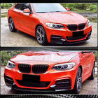 BMW 2 Series F22/F23 2014-2021 Frontspoilerlippe V3 für F22/23 M-Sport, Carbon Foto 3