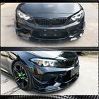 BMW 2 Series F22/F23 2014-2021 Frontspoiler Lippe V6 für F87 M2, Carbon Foto 3