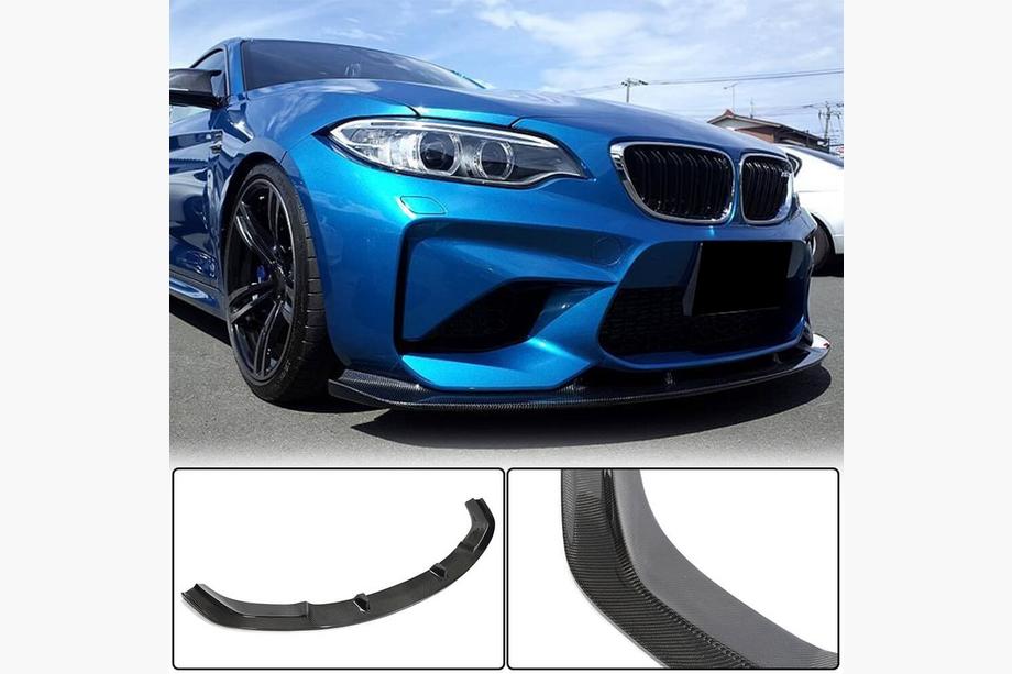 BMW 2 Series F22/F23 2014-2021 Frontspoiler Lippe V6 für F87 M2, Carbon Image