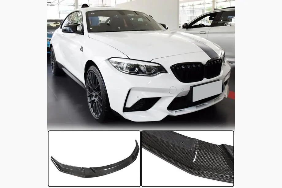 BMW 2 Series F22/F23 2014-2021 Frontlippe V1 für F87 M2 Competition, Carbon Foto 1