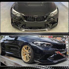 BMW 2 Series F22/F23 2014-2021 Frontspoiler Lippe V3 für F87 M2 Competition, Carbon Foto 5