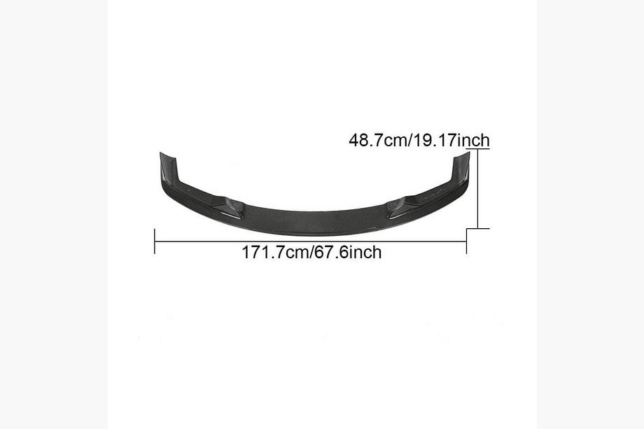 BMW 2 Series F22/F23 2014-2021 Frontspoiler Lippe V6 für F87 M2 Competition, Carbon Foto 6