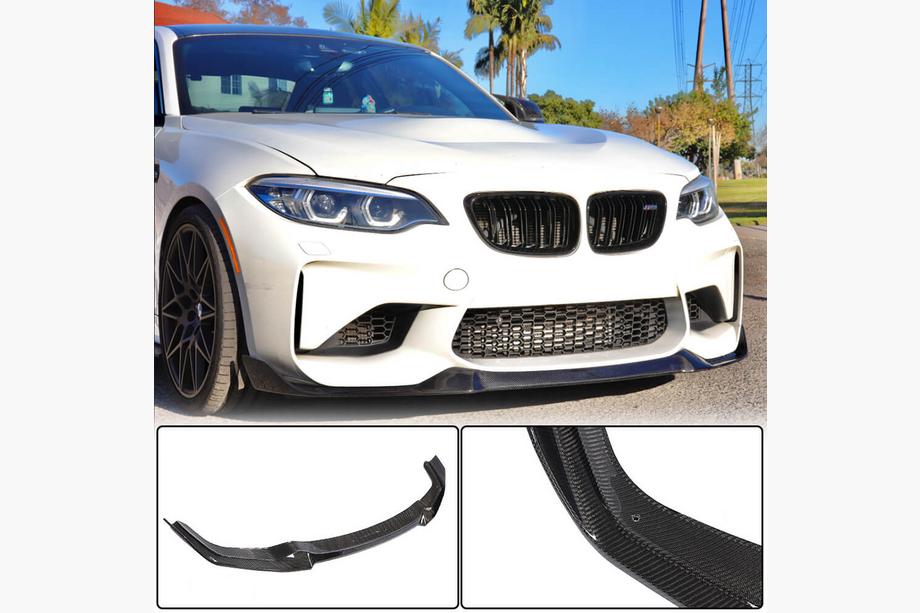 BMW 2 Series F22/F23 2014-2021 Frontlippe V4 für F87 M2, Carbon Image