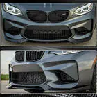 BMW 2 Series F22/F23 2014-2021 Frontlippe V2 für F87 M2, Carbon Foto 5
