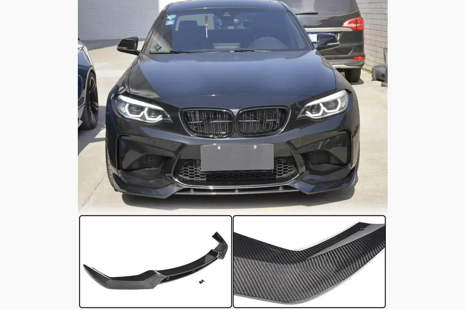 BMW 2 Series F22/F23 2014-2021 Frontlippe V2 für F87 M2, Carbon Image