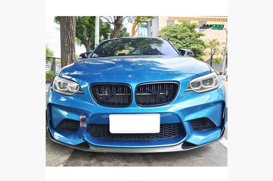 BMW 2 Series F22/F23 2014-2021 Frontlippe Lip V9 für F87, Carbon Foto 3