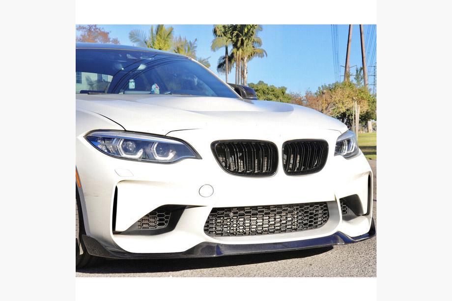 BMW 2 Series F22/F23 2014-2021 Frontlippe Lip V9 für F87, Carbon Foto 4