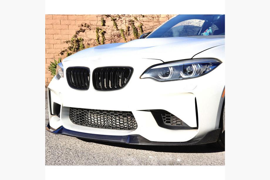 BMW 2 Series F22/F23 2014-2021 Frontlippe Lip V9 für F87, Carbon Foto 6