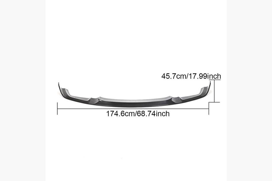 BMW 2 Series F22/F23 2014-2021 Frontlippe Lip V9 für F87, Carbon Foto 9