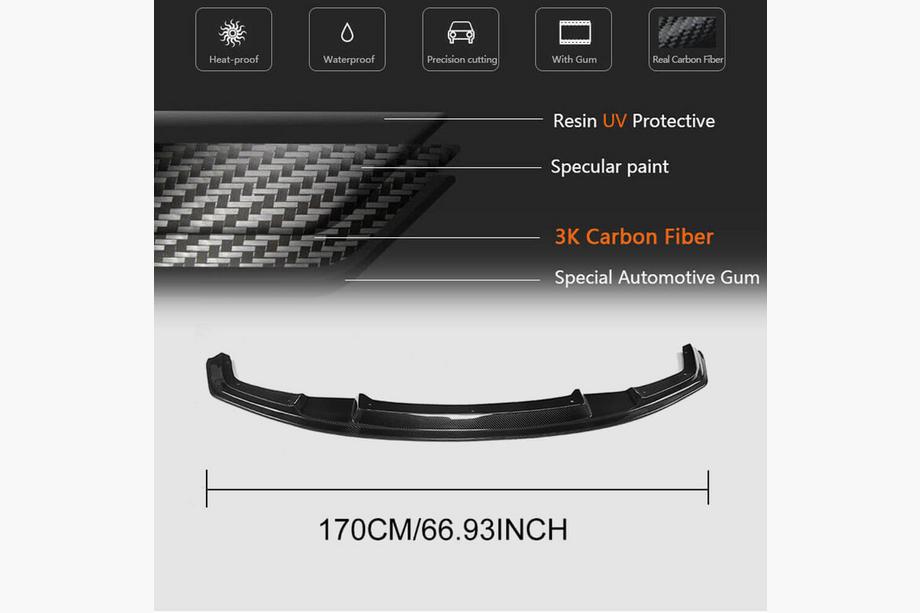 BMW 2 Series F22/F23 2014-2021 Frontstoßstangenlippe FRP V9 (für F87) Foto 5