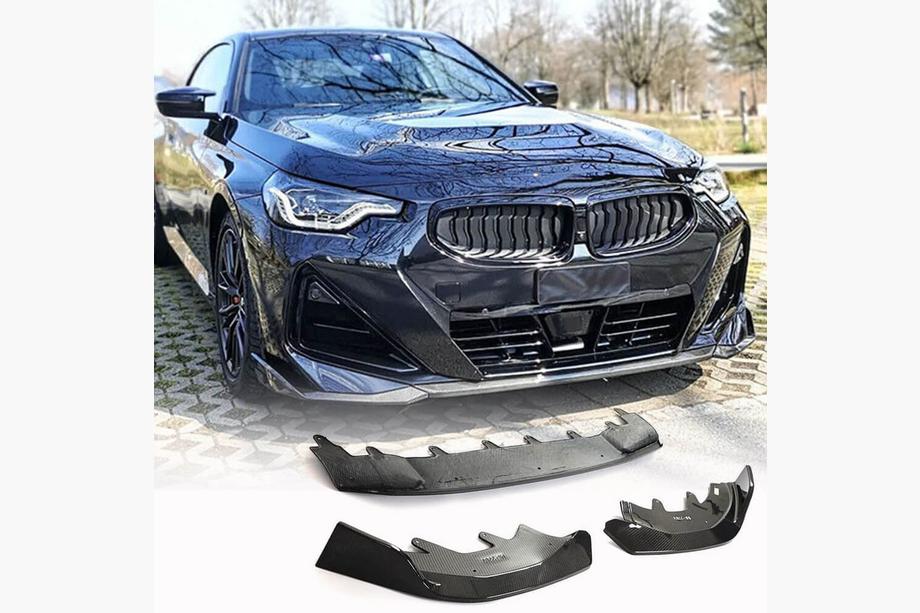 BMW 2 Series G42 2021- Frontlippe Stoßstange (für M-Sport, Carbon) Image