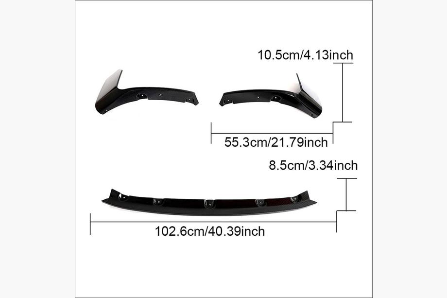 BMW 2 Series G42 2021- Frontstoßstange Lippe V1 Aufsatz (für G87, Carbon) Foto 12