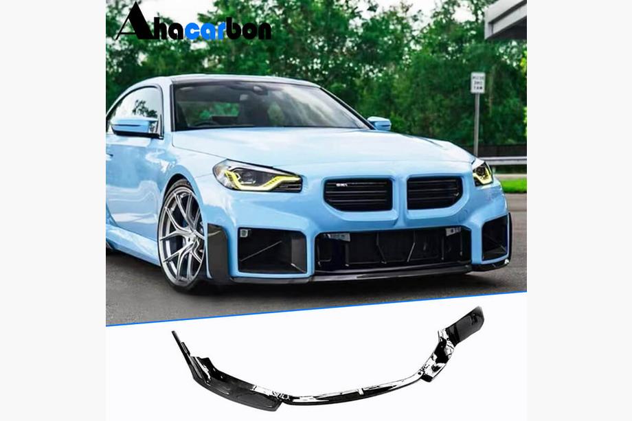 BMW 2 Series G42 2021- Frontstoßstangenlippe ABS V3 (für G87) Image