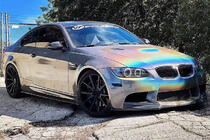BMW 3 Series E92/E93 2006–2013 Frontstoßstange Lippe V-Style (für M3, Carbon) Foto 3