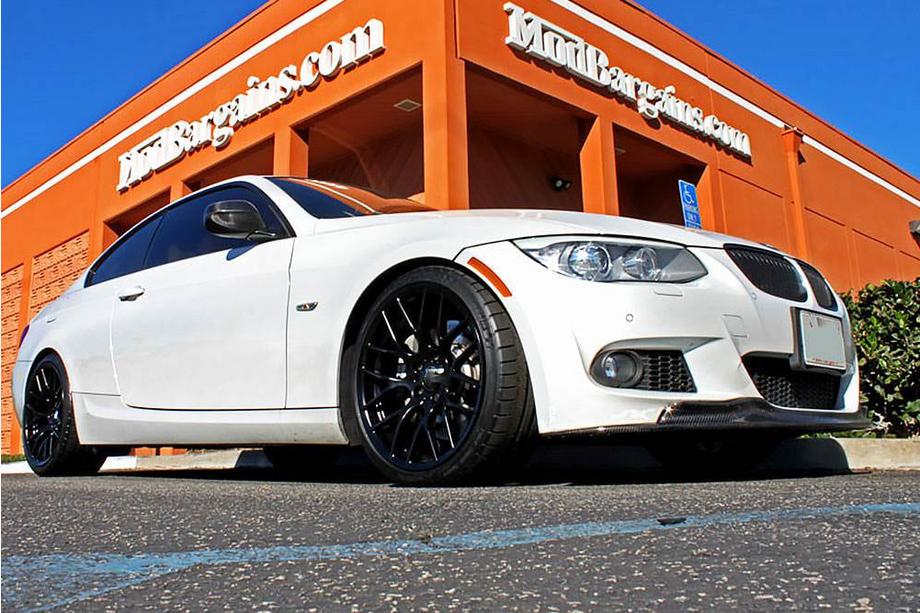 BMW 3 Series E92/E93 2006–2013 Frontlippe RK-Style für Frontstoßstange (für 2010-2012 M-Sport, Carbon) Foto 5