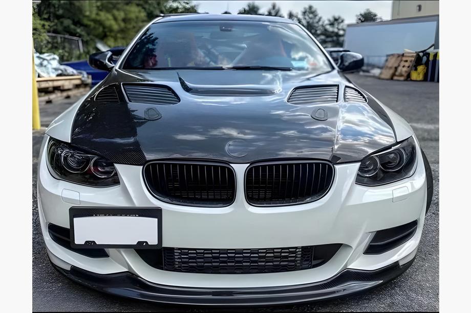 BMW 3 Series E92/E93 2006–2013 Frontlippe RK-Style für Frontstoßstange (für 2010-2012 M-Sport, Carbon) Foto 2