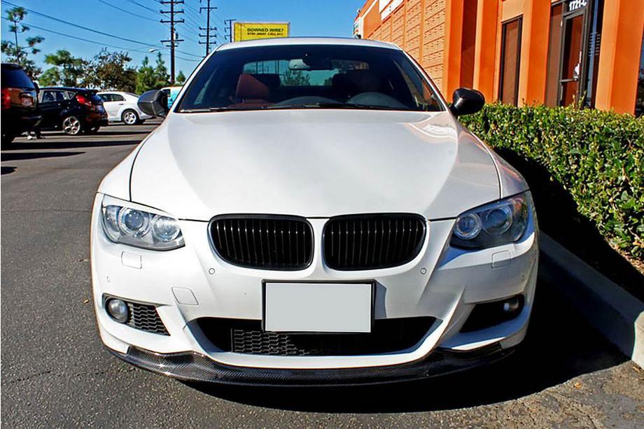 BMW 3 Series E90/E91 2005-2011 Frontstoßstangenlippe FRP V2 (2010-2012 M-Sport) Foto 2