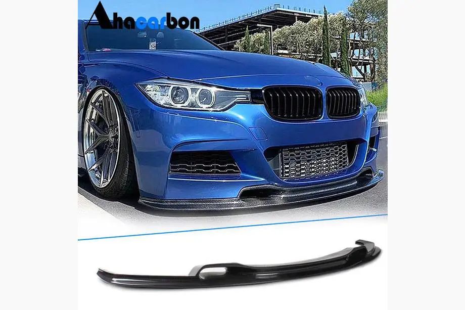 BMW 3 Series F30/F31 2012-2019 Frontlippe V-Style für F30 M-Sport, Carbon Foto 2
