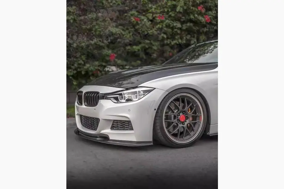 BMW 3 Series F30/F31 2012-2019 Frontlippe V-Style für F30 M-Sport, Carbon Foto 3