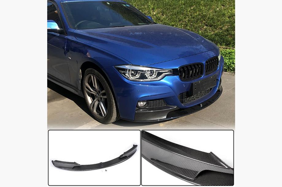 BMW 3 Series F30/F31 2012-2019 Frontlippe MP-Style passend für F30 M-Sport, Carbon Foto 1