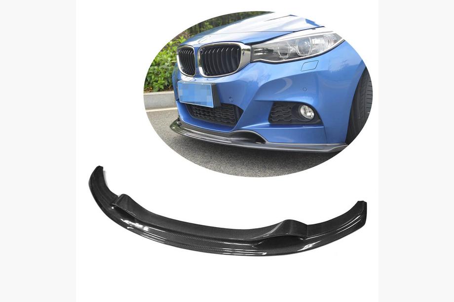 BMW 3 Series F34 2013–2020 Frontstoßstange Lippe V-Style (für F34 M-Sport, Carbon) Image